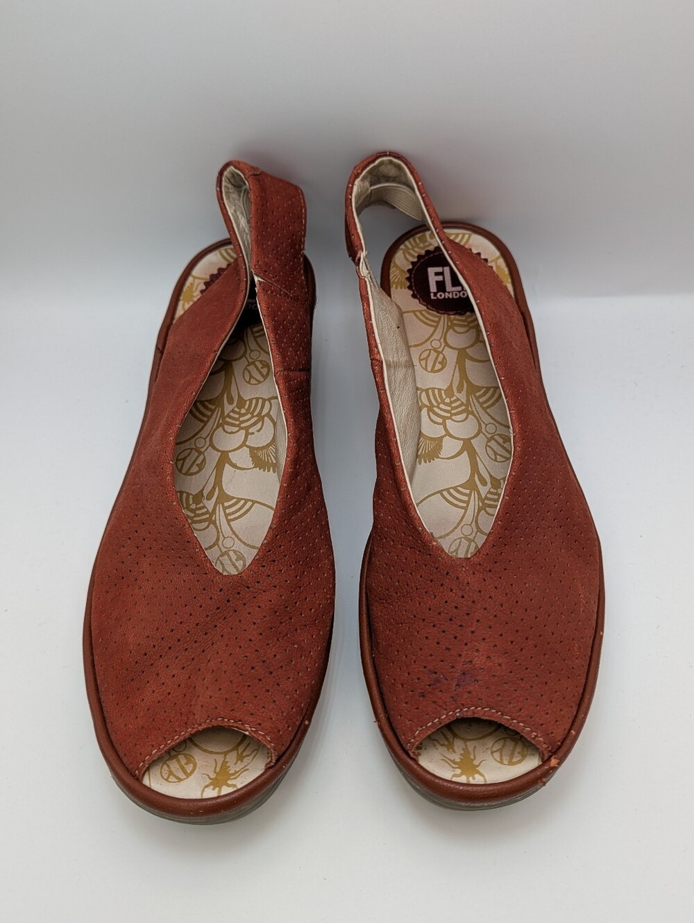 Fly London Yazu Wedge Slingback - Picture 3 of 14